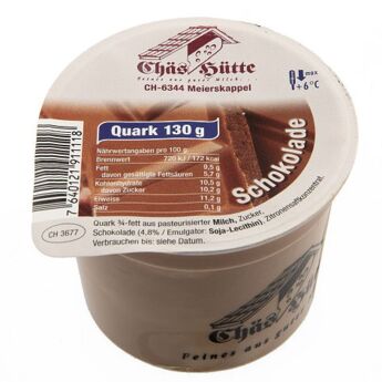 Schokoladen-Quark von der Chäs Hütte in Meierskappel