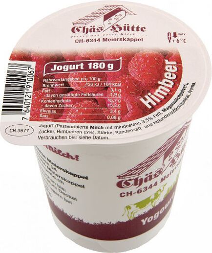 Himbeer-Jogurt von der Chäs Hütte in Meierskappel