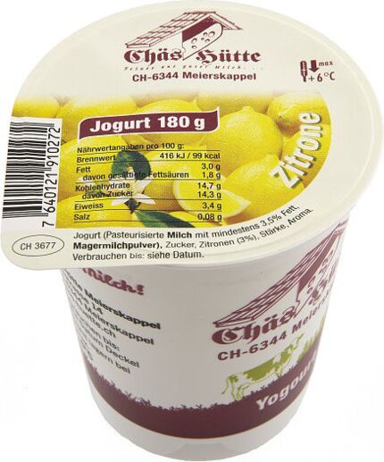 Zitrone-Jogurt von der Chäs Hütte in Meierskappel