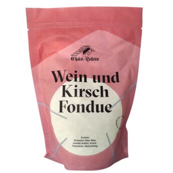 Wein-Kirsch Fondue von der Chäs Hütte in Meierskappel
